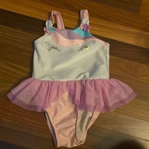 Unicorn swimsuit.